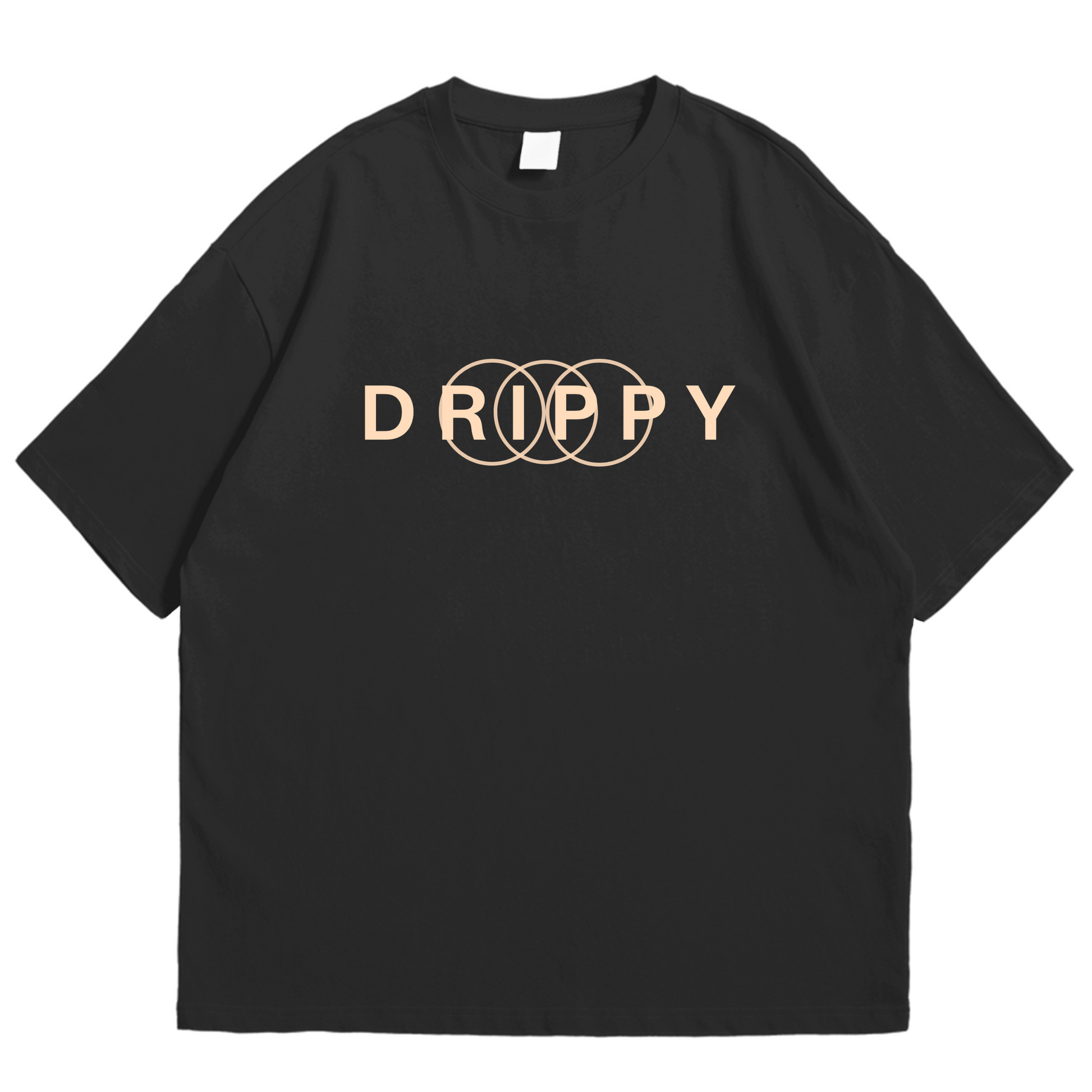 Drippy Oversized T-shirt (Black)