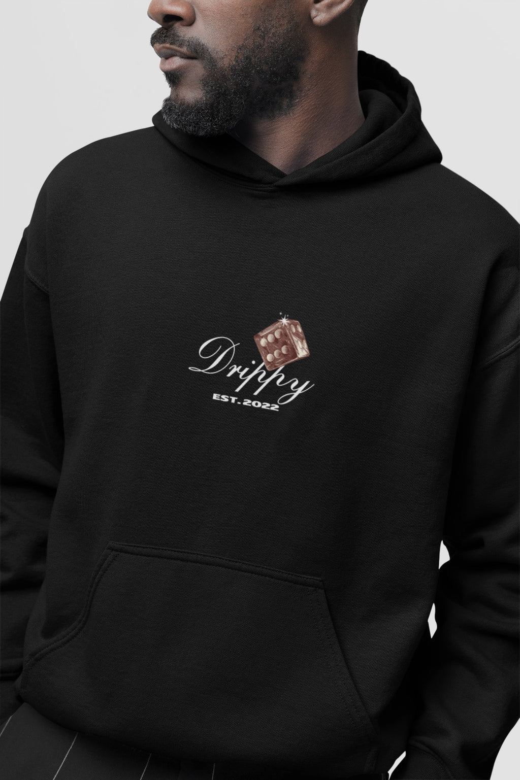 Dice Oversized Hoodie (Black)