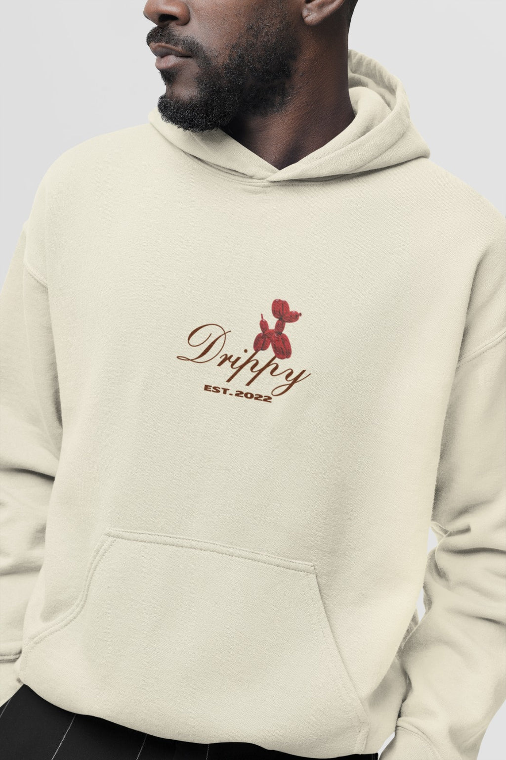 Rich Kid Hoodie (Regular Fit) (Off-White)