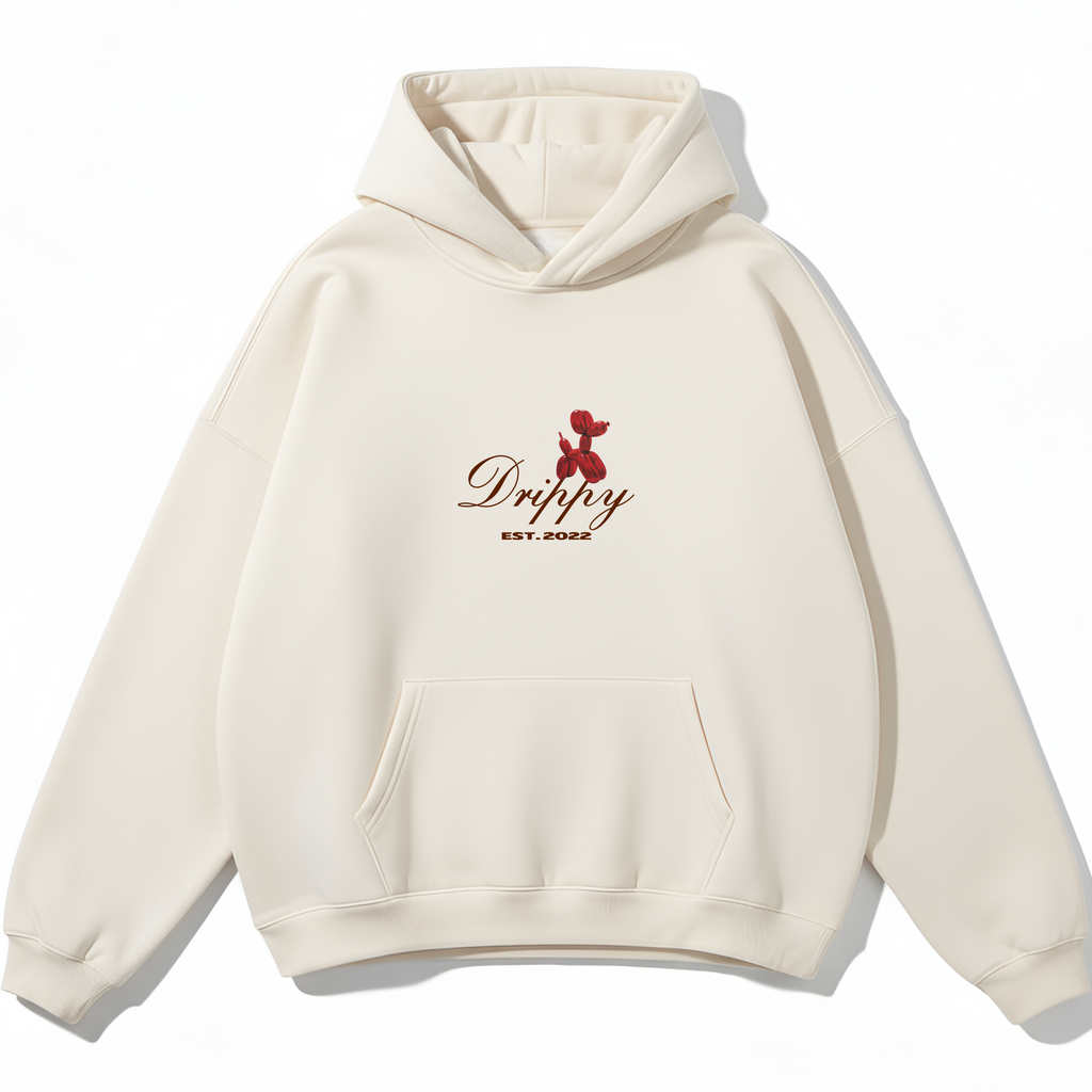 Rich Kid Hoodie (Oversized) (Off-White)