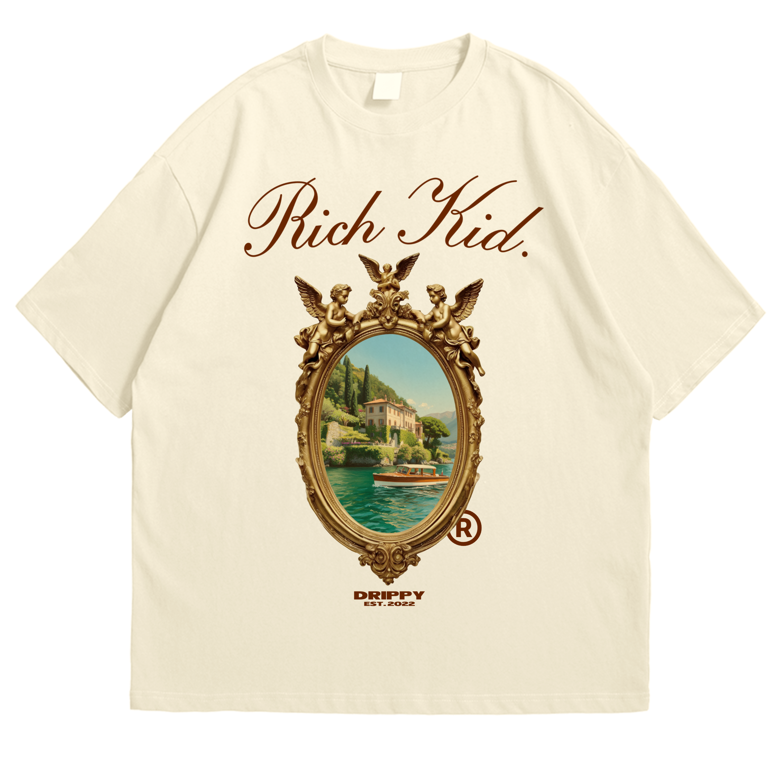 Rich Kid Oversized T-shirt (Off-White)