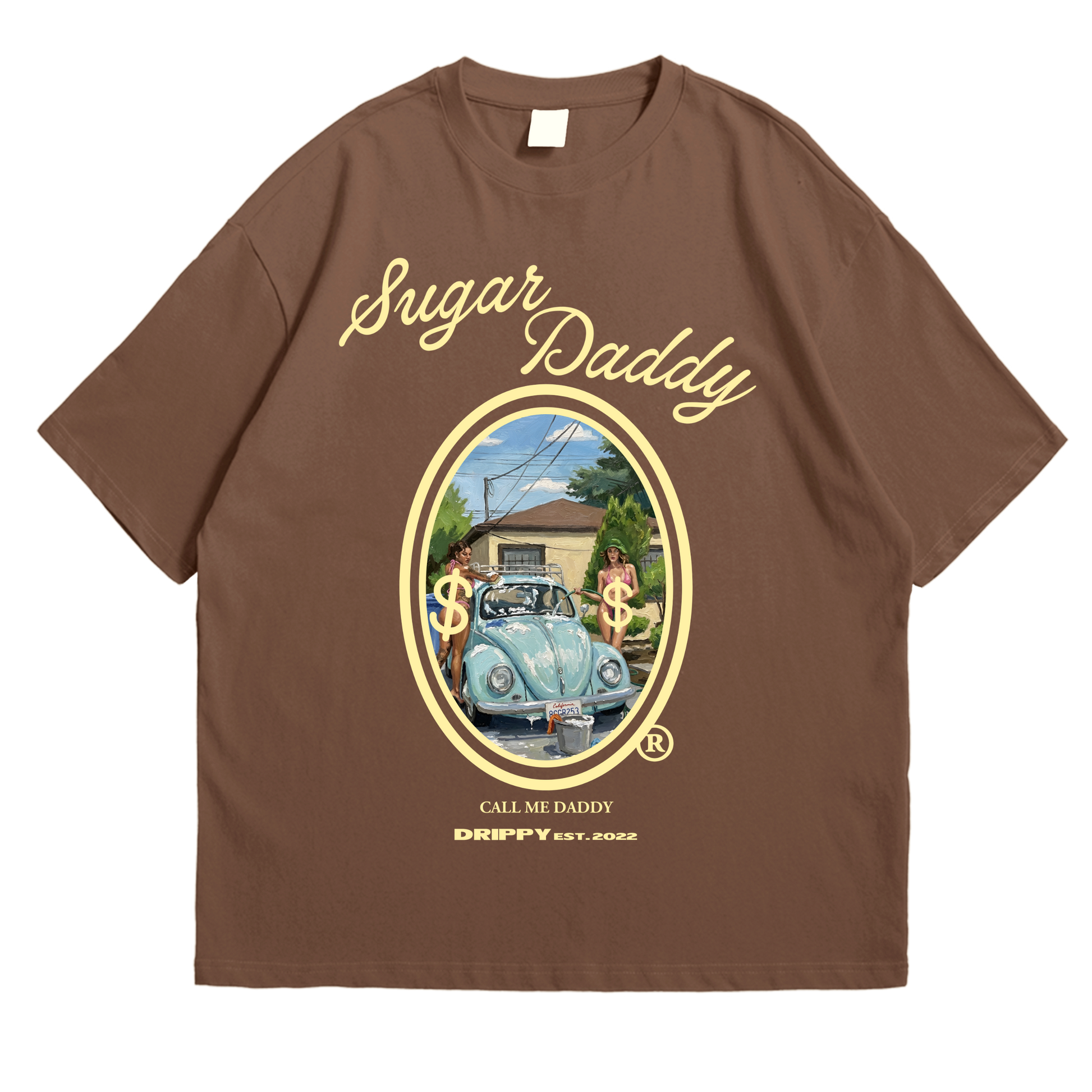 Sugar Daddy Oversized T-shirt (Brown)
