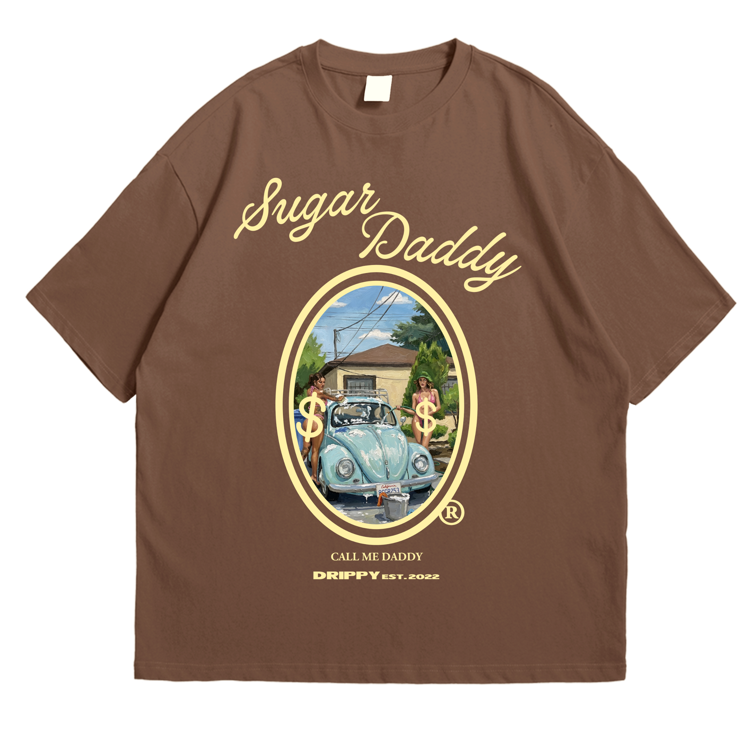 Sugar Daddy Oversized T-shirt (Brown)