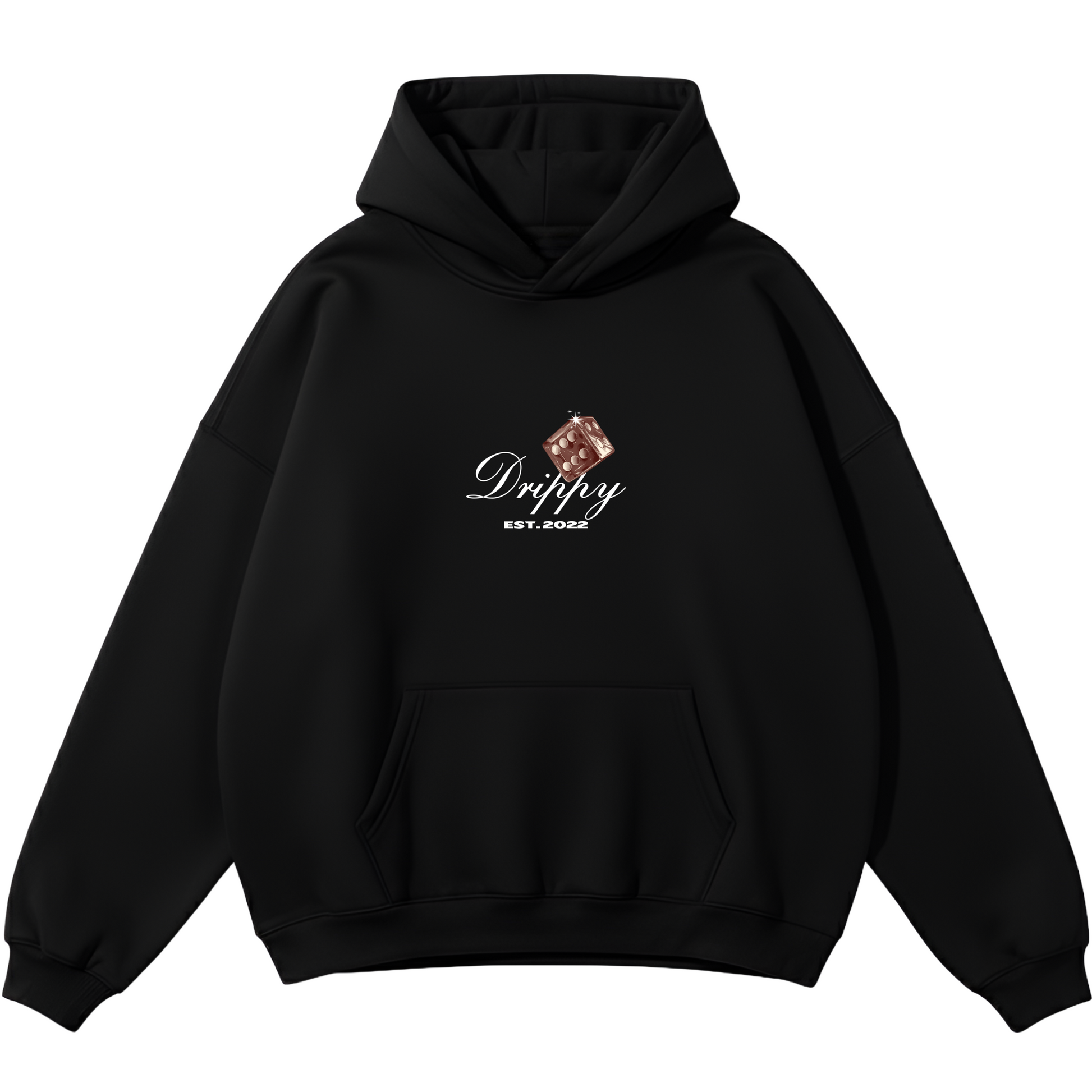 Dice Hoodie (Oversized) (Black)