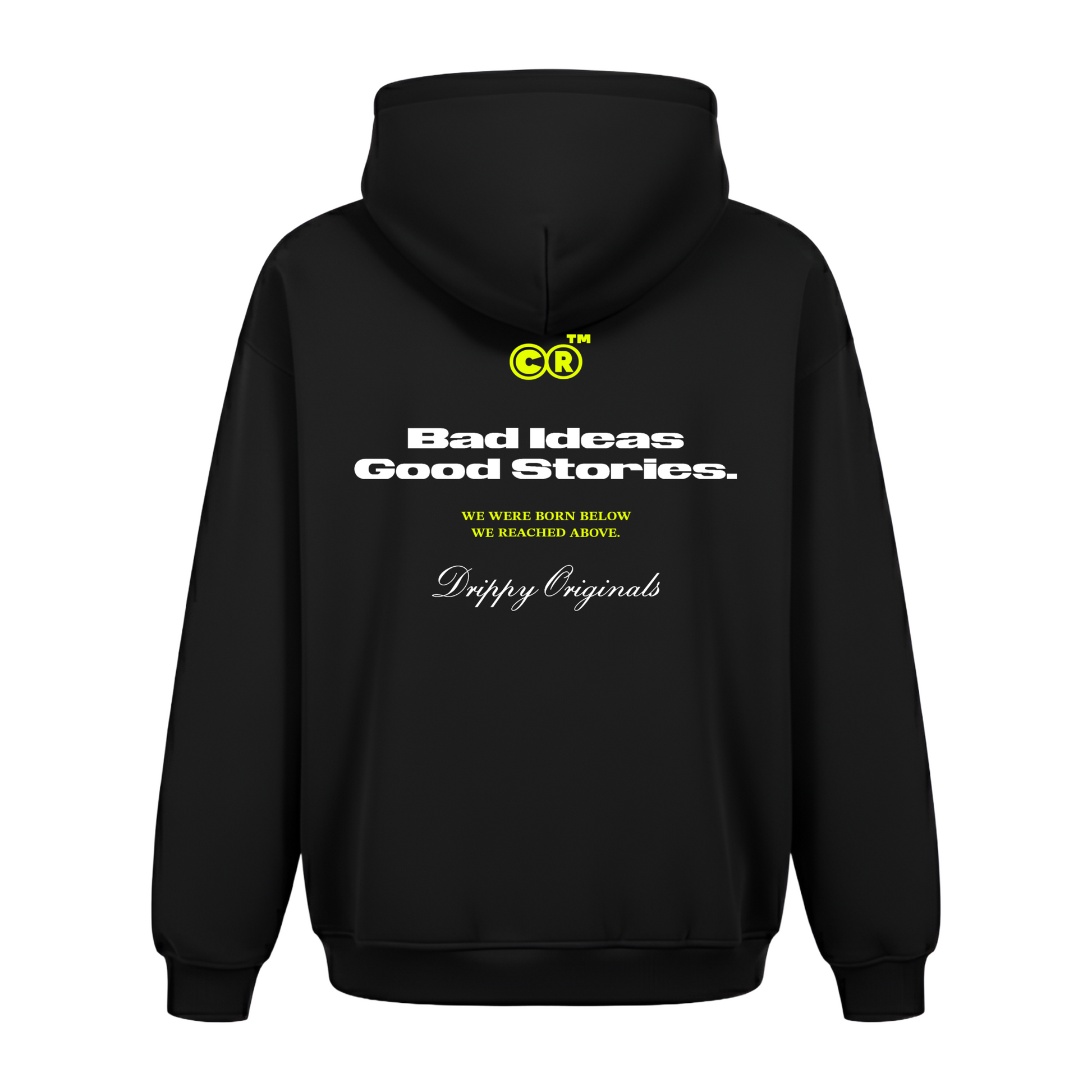 Bad Ideas Good Stories Hoodie (Regular Fit) (Black)