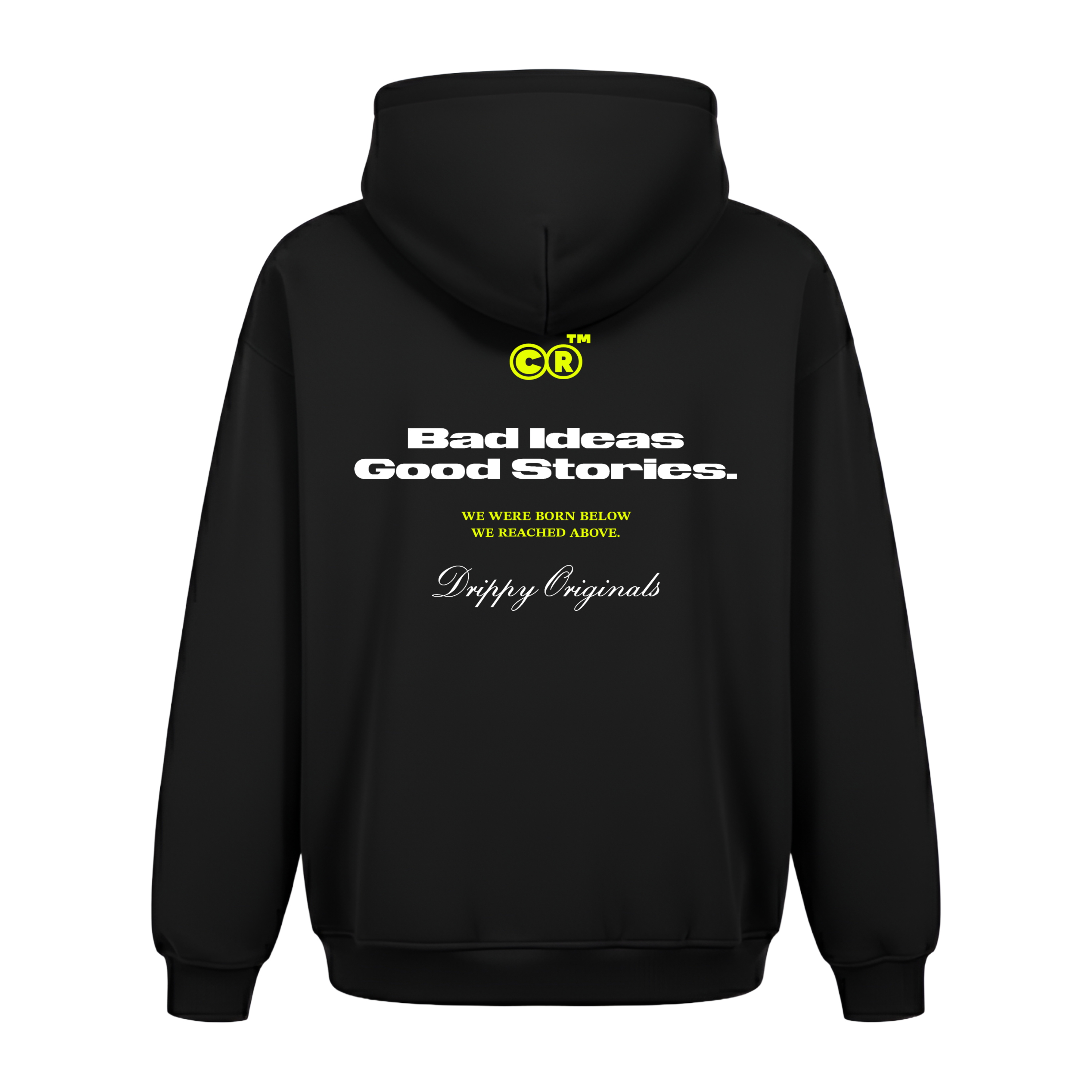 Bad Ideas Good Stories Hoodie (Regular Fit) (Black)