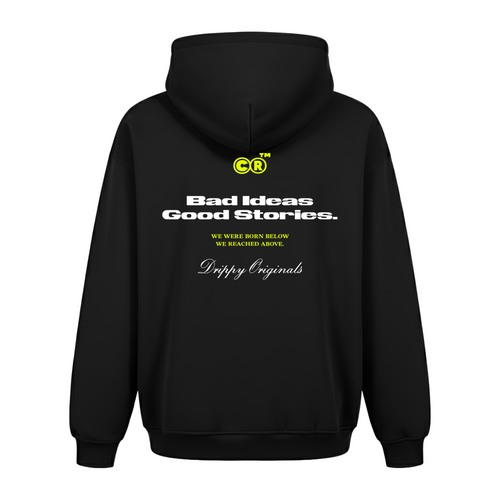 Bad Ideas Good Stories Hoodie (Regular Fit) (Black)