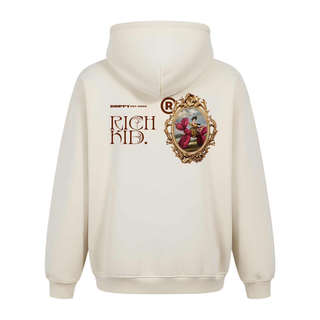 Rich Kid Hoodie (Regular Fit) (Off-White)