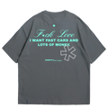 Money Love Oversized T-shirt (Grey)