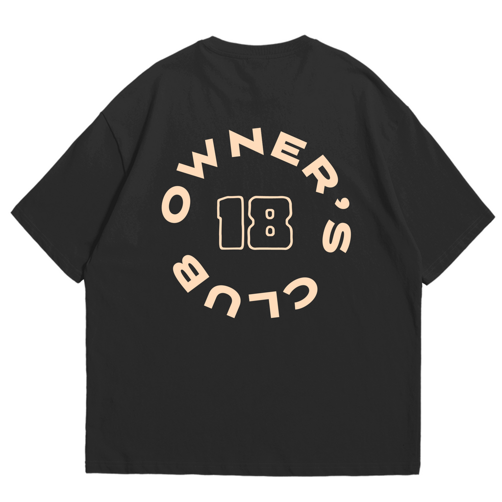 Drippy Oversized T-shirt (Black)