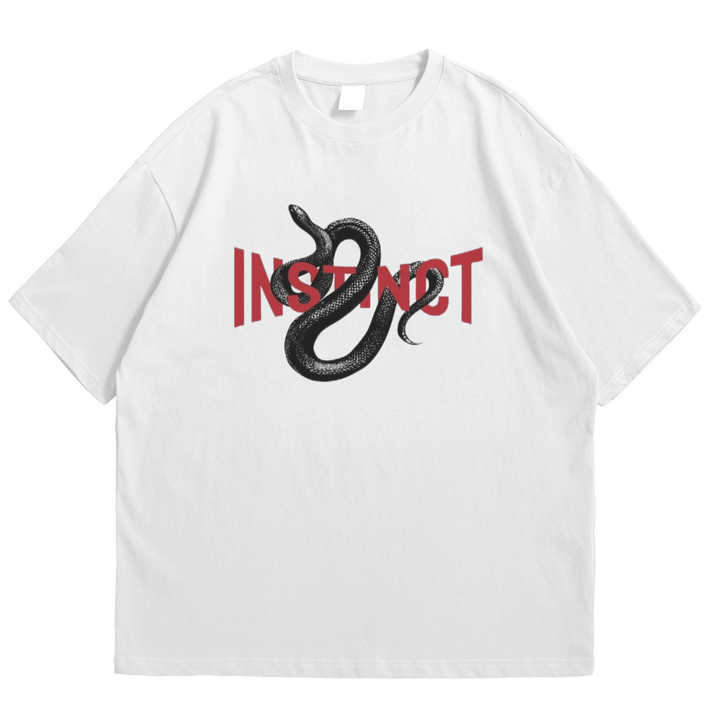 Instinct Oversized T-shirt (White)