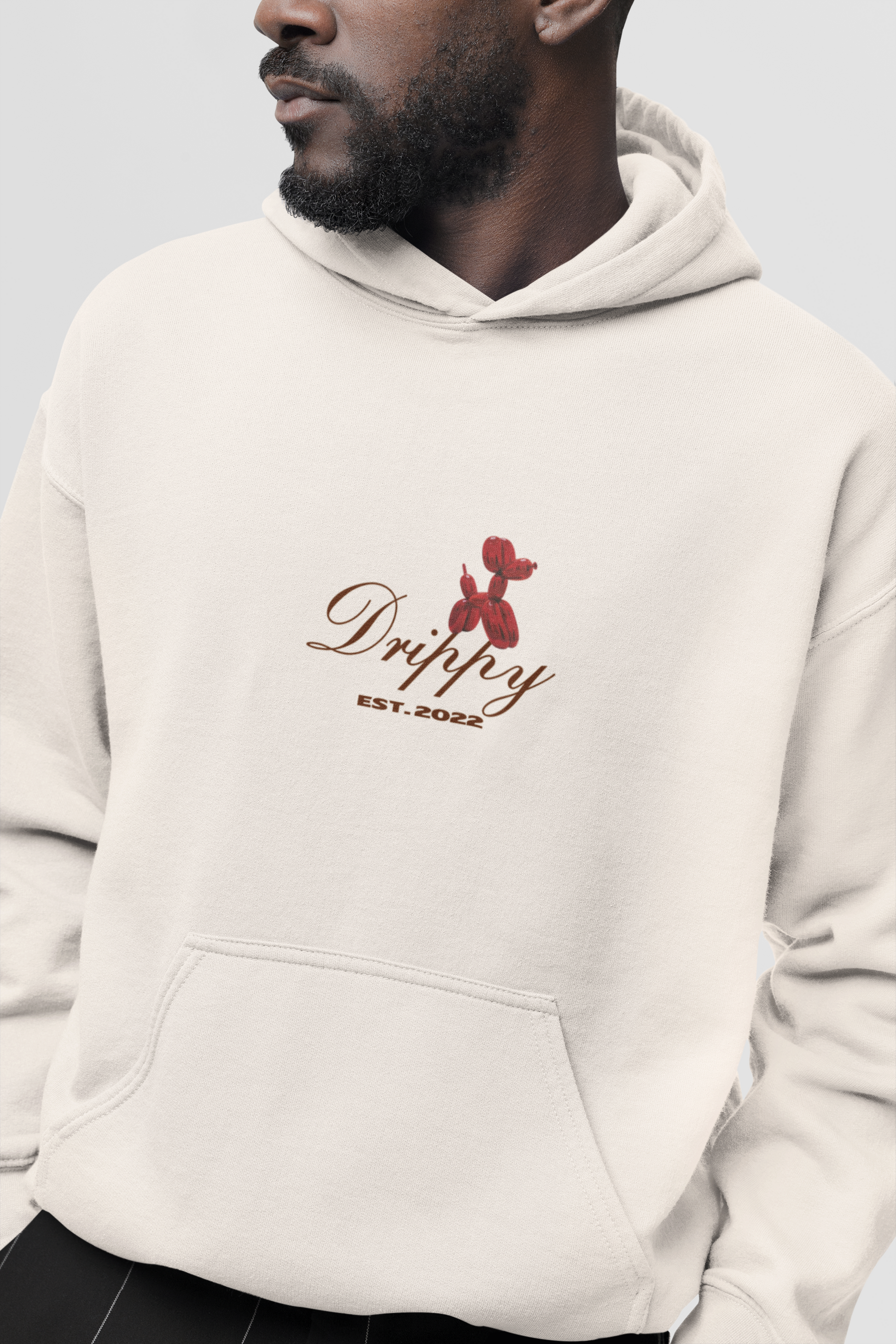 Rich Kid Hoodie (Oversized) (Off-White)