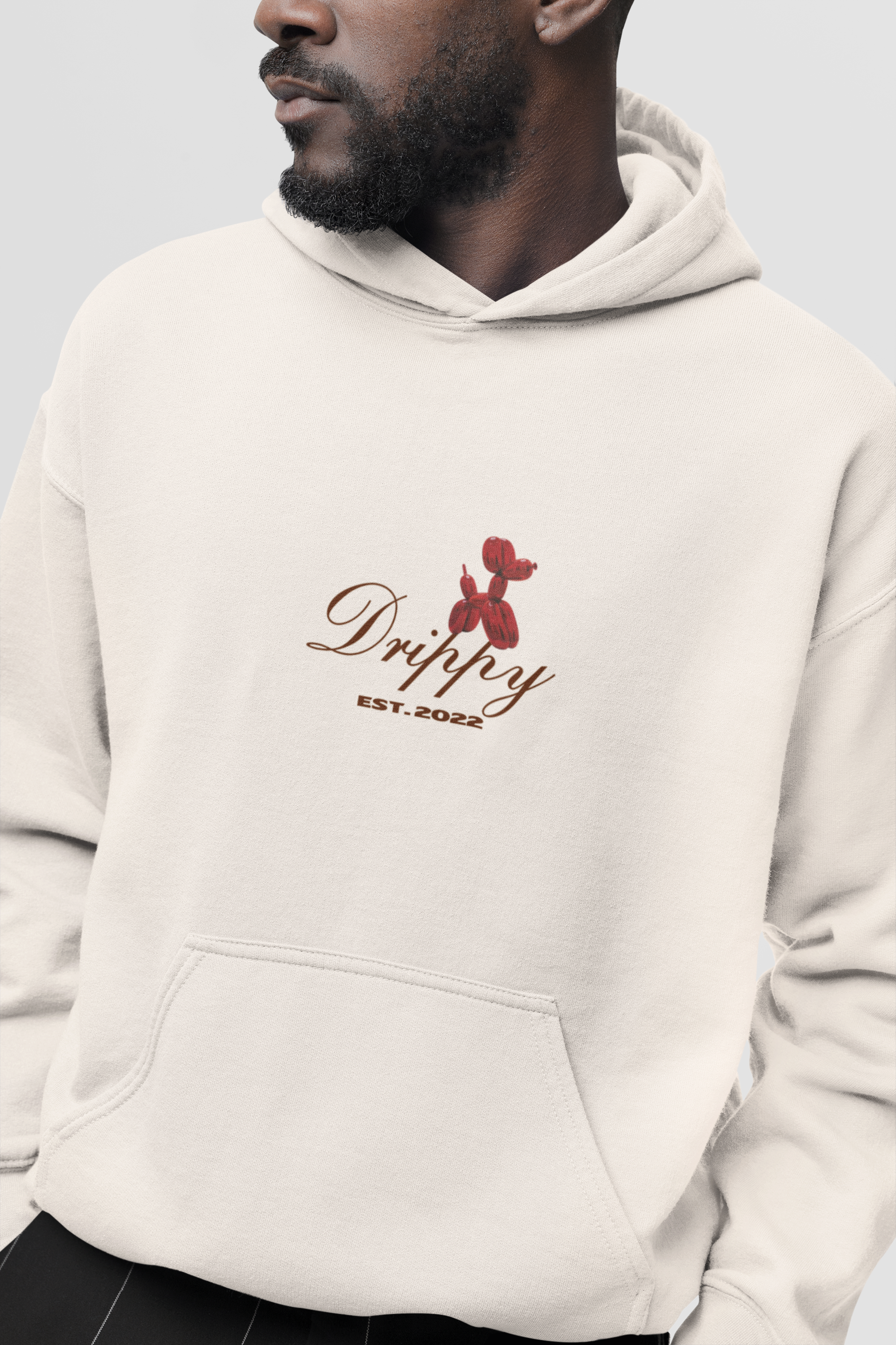 Rich Kid Hoodie (Oversized) (Off-White)