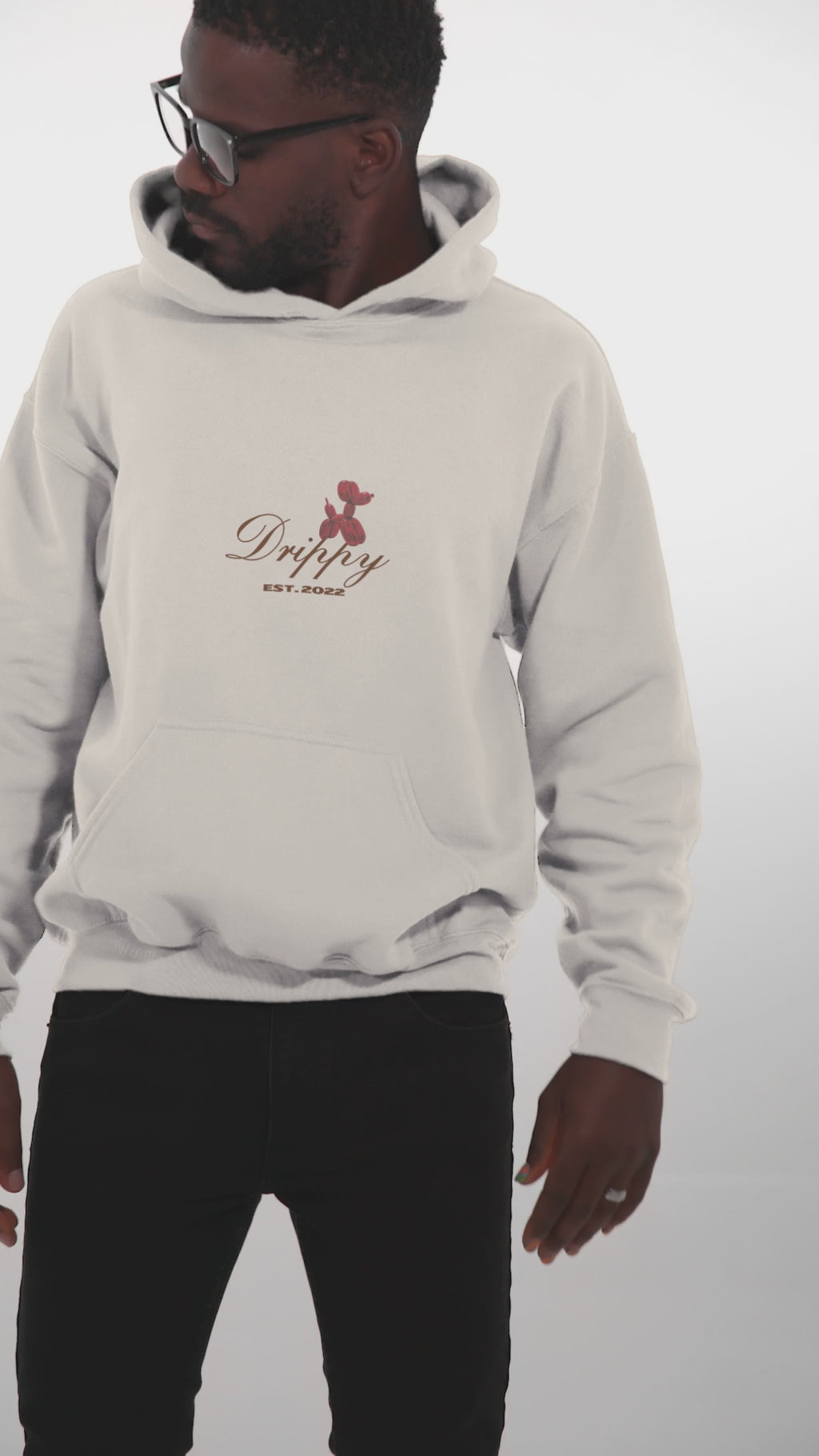 Rich Kid Hoodie (Oversized) (Off-White)