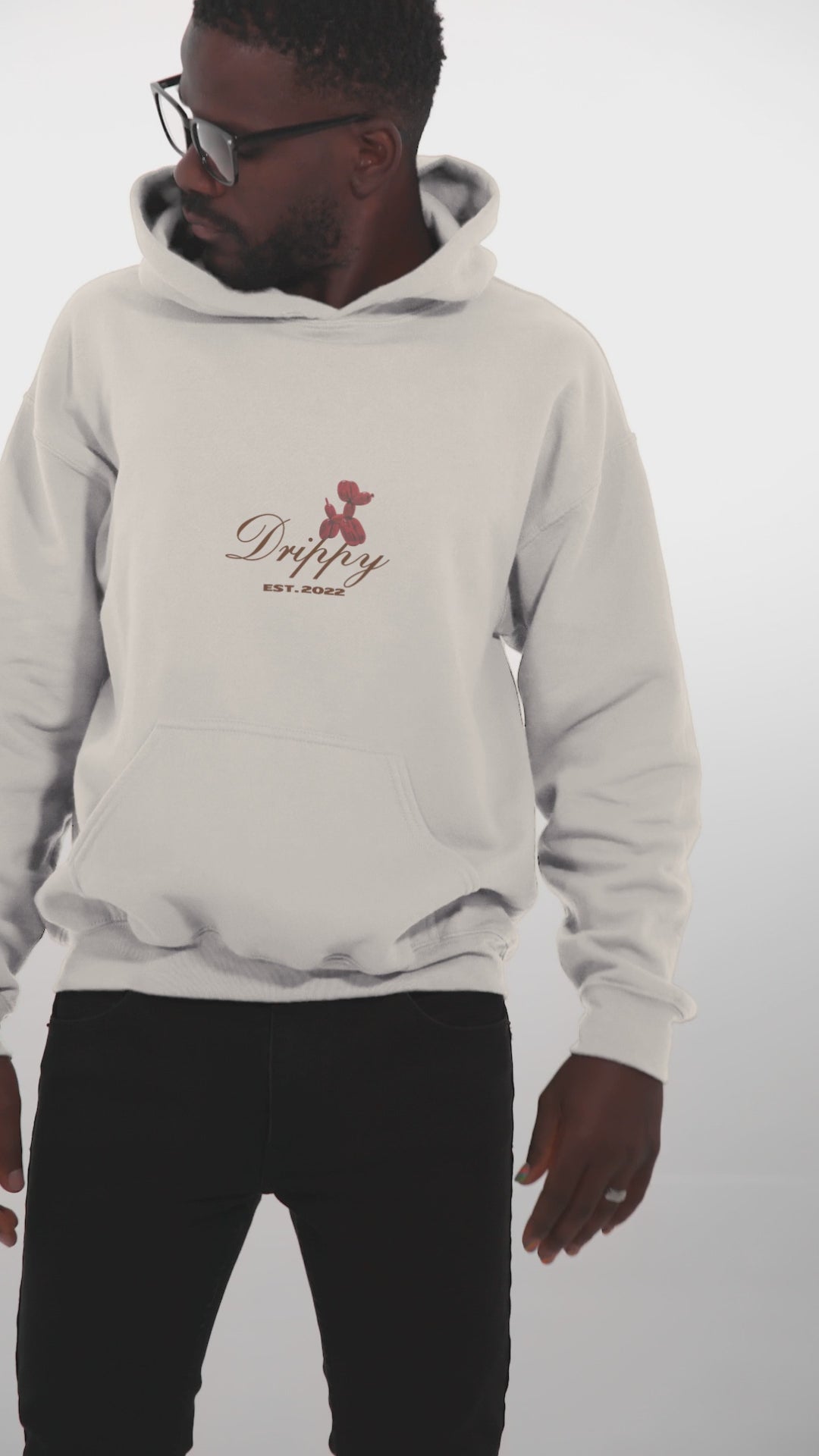 Rich Kid Hoodie (Oversized) (Off-White)