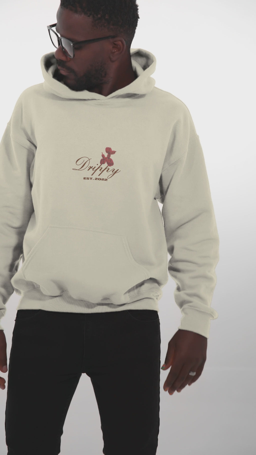 Rich Kid Hoodie (Regular Fit) (Off-White)