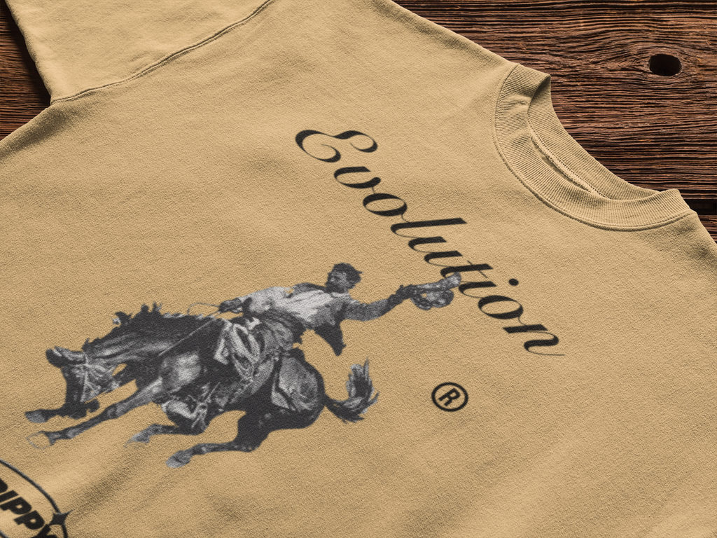 Evolution Oversized T-shirt (Beige)
